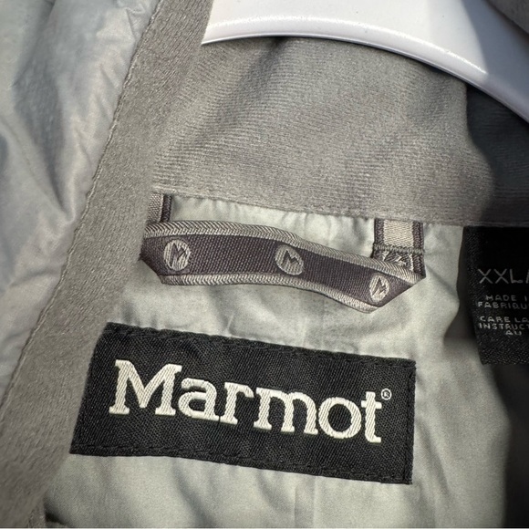 MARMOT Mens Gray Calen Jacket. Size XXL Retails $160 Puffer Coat - Picture 5 of 9